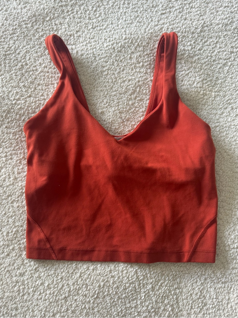 Lululemon Align Tank Cropped Sports Bra Top Size 2